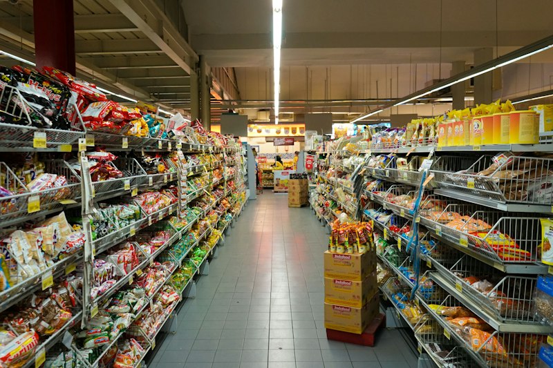 Boodschappen inpakken